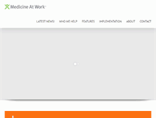 Tablet Screenshot of medicineatwork.net